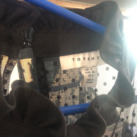 Black evening mini dress - Picture 4 of 5